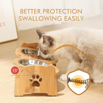 Elevated Dog Bowls for Cats and Dogs