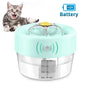Blue Cat Water Fountain, Automatic Pet Drinking Fountain (35 Oz)