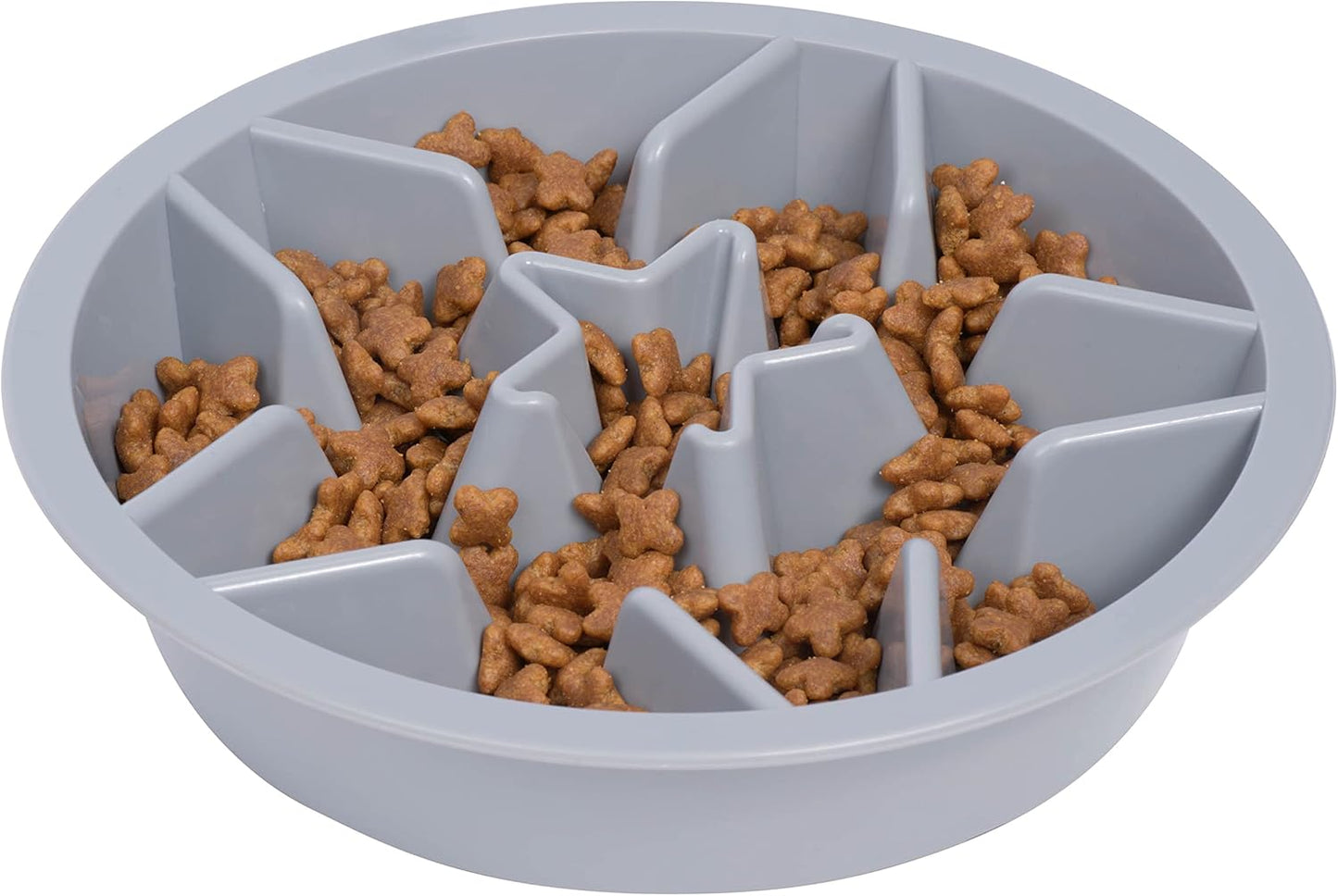 Slow Feeder Dog Bowls (2 Cup) Puzzle Dog Food Bowl - Fits into Elevated Pet Feeders - Slow Eating For Any Dog