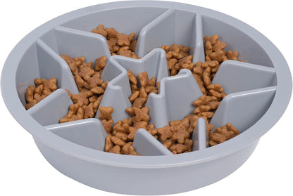 Slow Feeder Dog Bowls (2 Cup) Puzzle Dog Food Bowl - Fits into Elevated Pet Feeders - Slow Eating For Any Dog