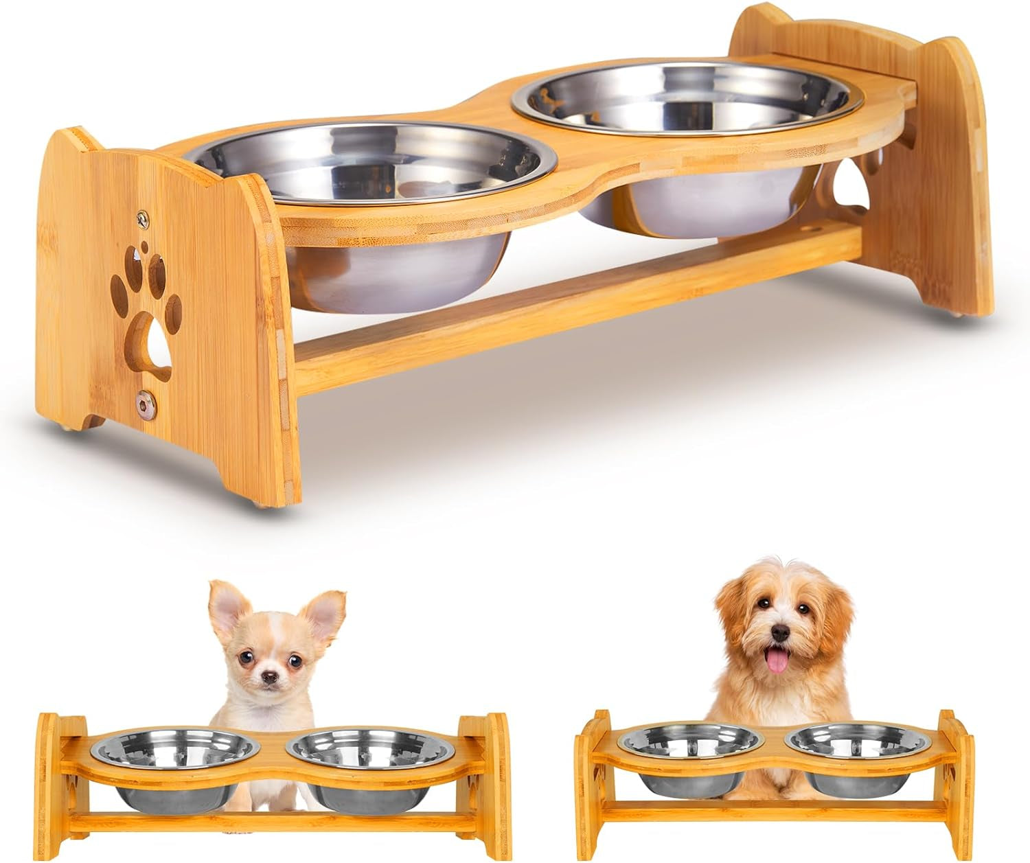 Elevated Dog Bowls for Cats and Dogs