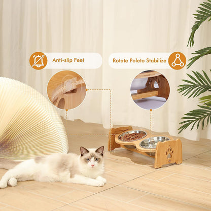 Elevated Dog Bowls for Cats and Dogs